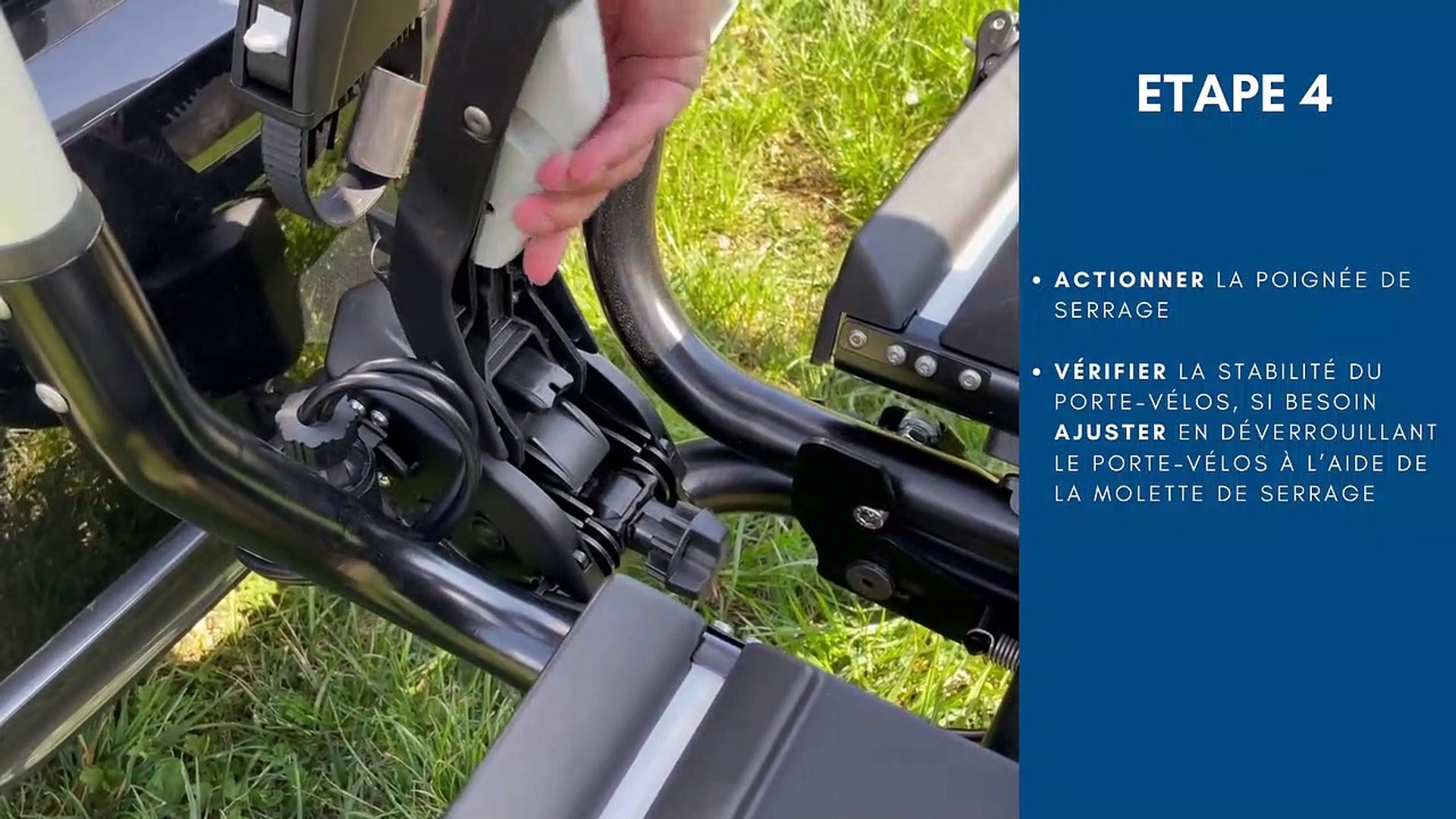 Montage et démontage du porte-vélos ATERA GENIO PRO - Vidéo Dailymotion