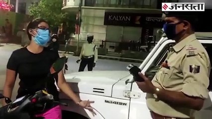 स्कूटी सवार लड़की ने किया हाई वोल्टेज ड्रामा, बोली- चालान किया तो पूरे बिहार में मच जाएगा हंगामा