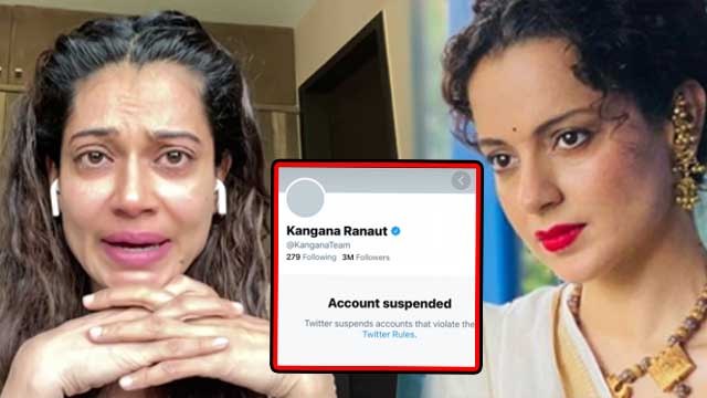 Kangana Ranaut के Twitter account suspend होने पर फूट-फूटकर रोई Payal Rohtagi | FilmiBeat