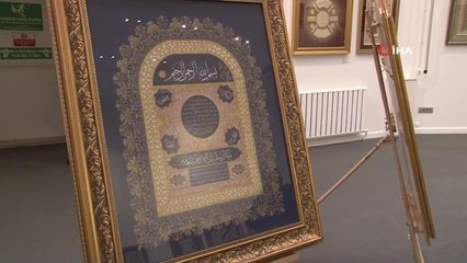 Üsküdar'da Ramazan ayına özel "Kadın Sanatçılar Esmalar ve Hilyeler' sergisi