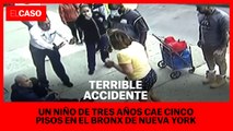 Un niño de 3 años cae cinco pisos en el Bronx de Nueva York