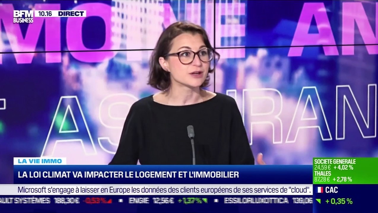 Marie Coeurderoy: La loi climat va impacter le logement et l'immobilier - 06/05