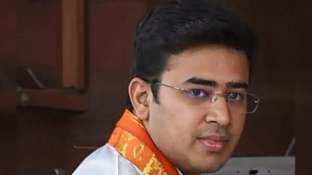 Congress slams BJP MP Tejasvi Surya for giving BBMP bed scam 'communal twist'