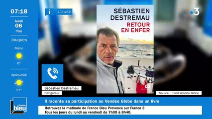 Après le Vendée Globe,  Sébastien Destremau publie un livre "Retour en enfer".
