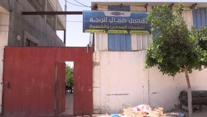 Tütsülenmiş Ringa balığı Gazze'de bayram sofralarını süslemeye hazırlanıyor