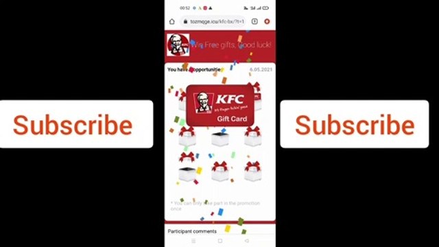 KFC 70th Anniversary Celebration Gift Link Real Or Fake | Review | Reality | Scam Or Alert | Link | KFC 70th Anniversary Celebration Gift Link Reality | Scam Alert