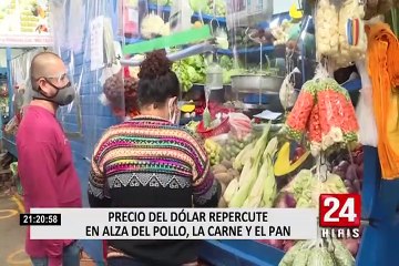 Download Video: Alza del dólar repercute en precio de pollo, carne, arroz y más alimentos de la canasta básica familiar