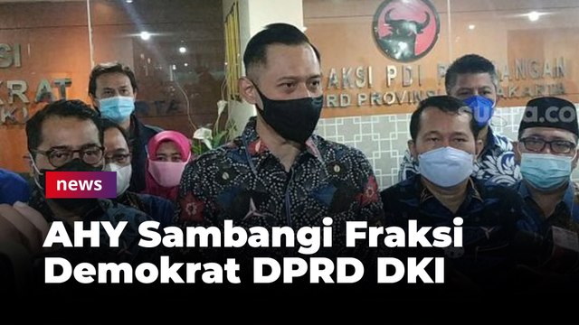 Sambangi Fraksi Demokrat DPRD DKI, AHY: Baru Kali Ini Ketua Umum Datang