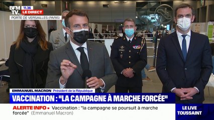 Vaccination: Emmanuel Macron annonce que les rendez-vous non pris seront "ouverts à tous" à partir du 12 mai