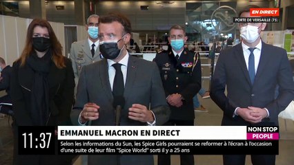 "La vaccination sera ouverte aux plus de 50 ans dès lundi" - "Les rendez-vous non pris seront ouverts à tous dès mercredi 12 mai", annonce Emmanuel Macron