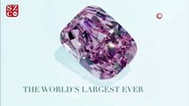 15,81 karatlık pembe mor Sakura Elması'na 25 milyon dolar fiyat biçildi