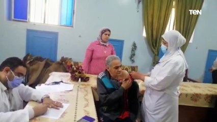 وكيل وزارة الصحة بالدقهلية  يشهد فعاليات تلقي أولى جرعات لقاح فيروس كورونا لكبار السن وذوي الاحتياجات الخاصة 