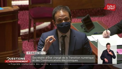 Vaccin contre le covid : le secrétaire d'Etat Cédric O s'oppose au Sénat à la levée des brevets
