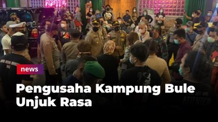 Polisi Diduga Pilih Kasih Gelar Razia, Pengusaha Kampung Bule Unjuk Rasa