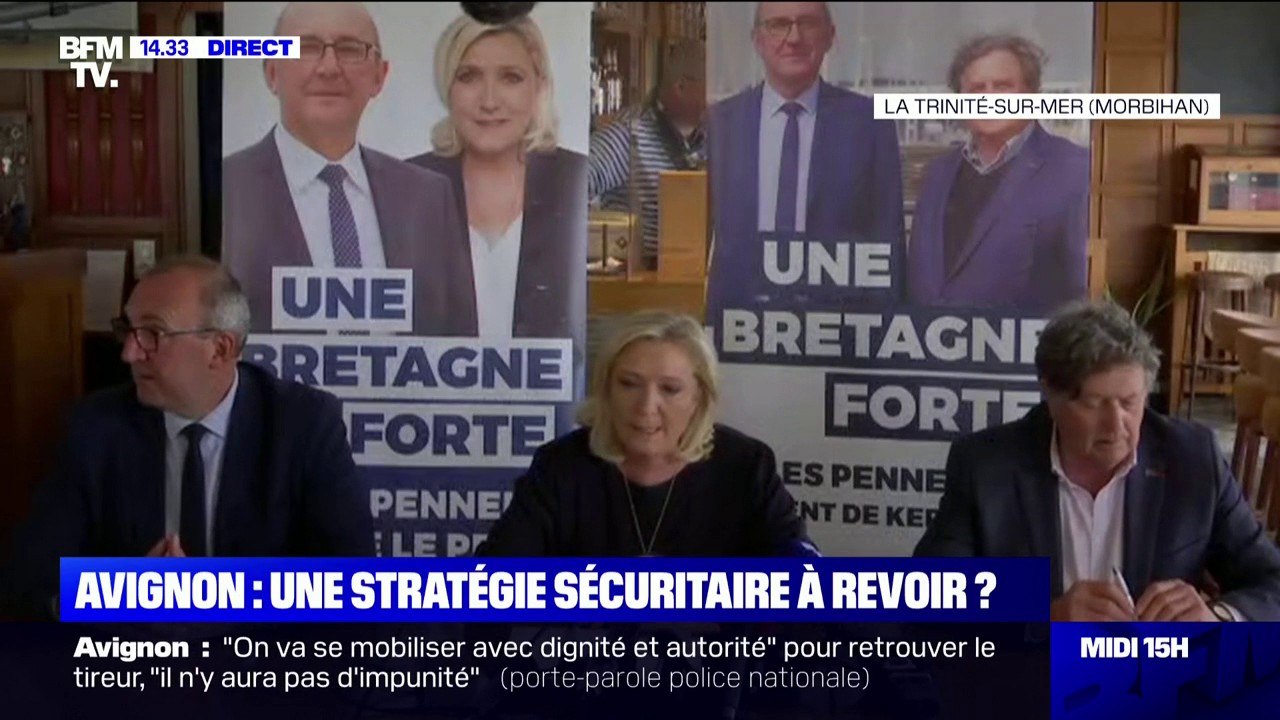 Marine Le Pen: "L'autorité de l'État est à un niveau de délitement jamais atteint"
