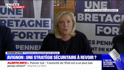 Marine Le Pen : "Je serais la présidente qui incarne le retour et la restauration de l'autorité de l'État"