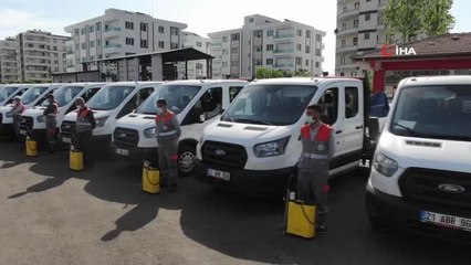 Diyarbakır'da ilaçlama ekipleri işbaşında