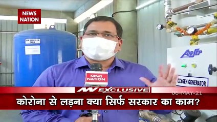 Oxygen plant set up in Thane Mumbai in just ten days