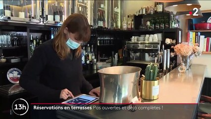 Déconfinement : les terrasses déjà prises d'assaut avec les réservations