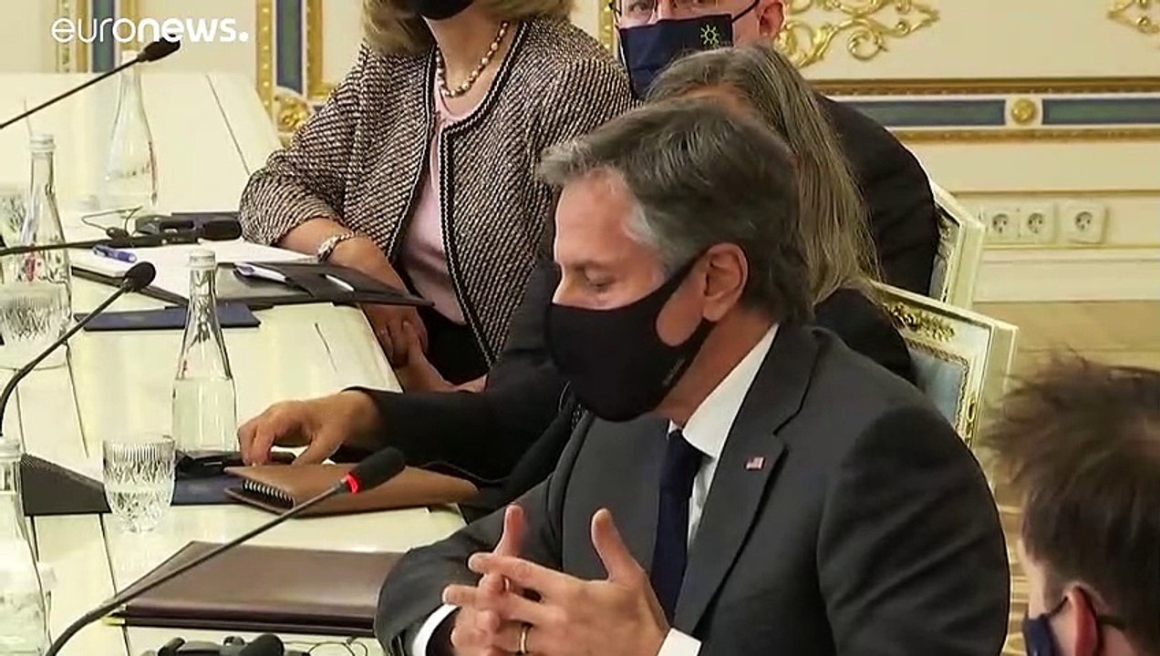 Russische Truppen und Korruption in der Ukraine: US-Außenminister Blinken in Kiew