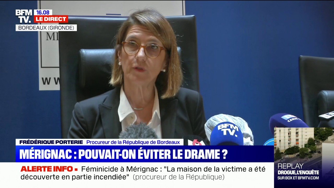 Féminicide à Mérignac: selon la procureur, "la victime était encore en vie au moment où il l'a immolée"