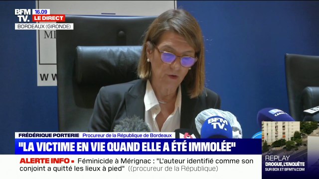 Féminicide à Mérignac/Procureur de Bordeaux: Interrogé sur les armes (...) le mis en cause a indiqué les avoir acquises auprès de clandestins croisés en ville