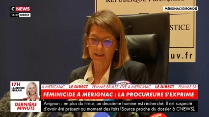 Féminicide à Mérignac - Le mis en cause voulait "un peu brûler sa femme pour la punir" après avoir appris qu'elle avait une relation avec un autre homme (Procureur)