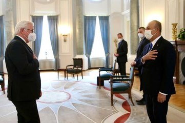 Son dakika haberi | - Bakan Çavuşoğlu, Almanya Cumhurbaşkanı Steinmeier ile görüştü