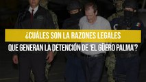 ¿Cuáles son la razones legales que generan la detención de ‘El Güero Palma’?