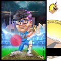 Cricket Animated Caricature