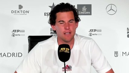 ATP - Madrid 2021 - Dominic Thiem : "I mean, there was only school, practice, homework, sleep, and that's like all year long"