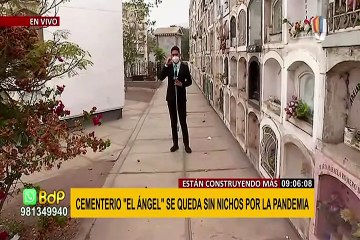 Cementerio “El Ángel” se queda sin nichos por la pandemia