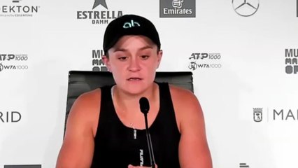 WTA - Madrid 2021 - Ashleigh Barty : "The best part of my life, without a doubt, is my family, my team"