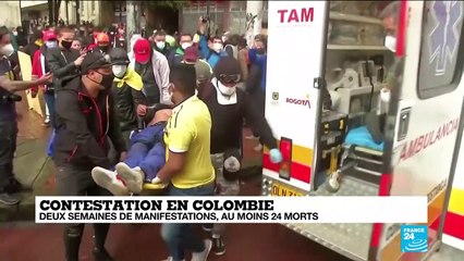 Contestation en Colombie : deux semaines de manifestations, au moins 24 morts