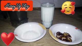 Ramadan Special Energy Drink Date Shake Honey ke Style mein