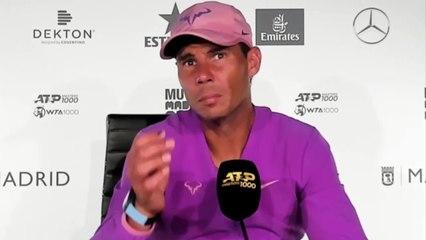 ATP - Madrid 2021 - Rafael Nadal : "For me 100% Zidane is one of my favorites, without a doubt. Great person, great values for Real Madrid