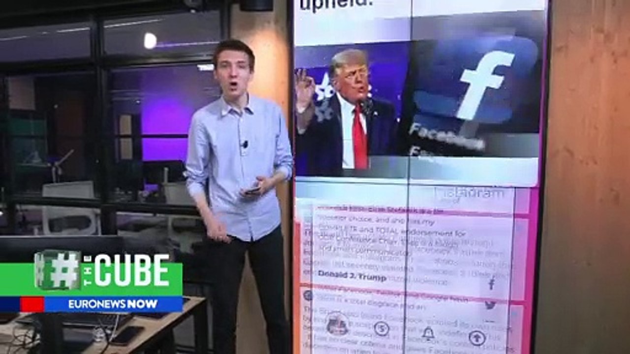 Trump's new blog posts can be shared on Facebook & Twitter despite ban