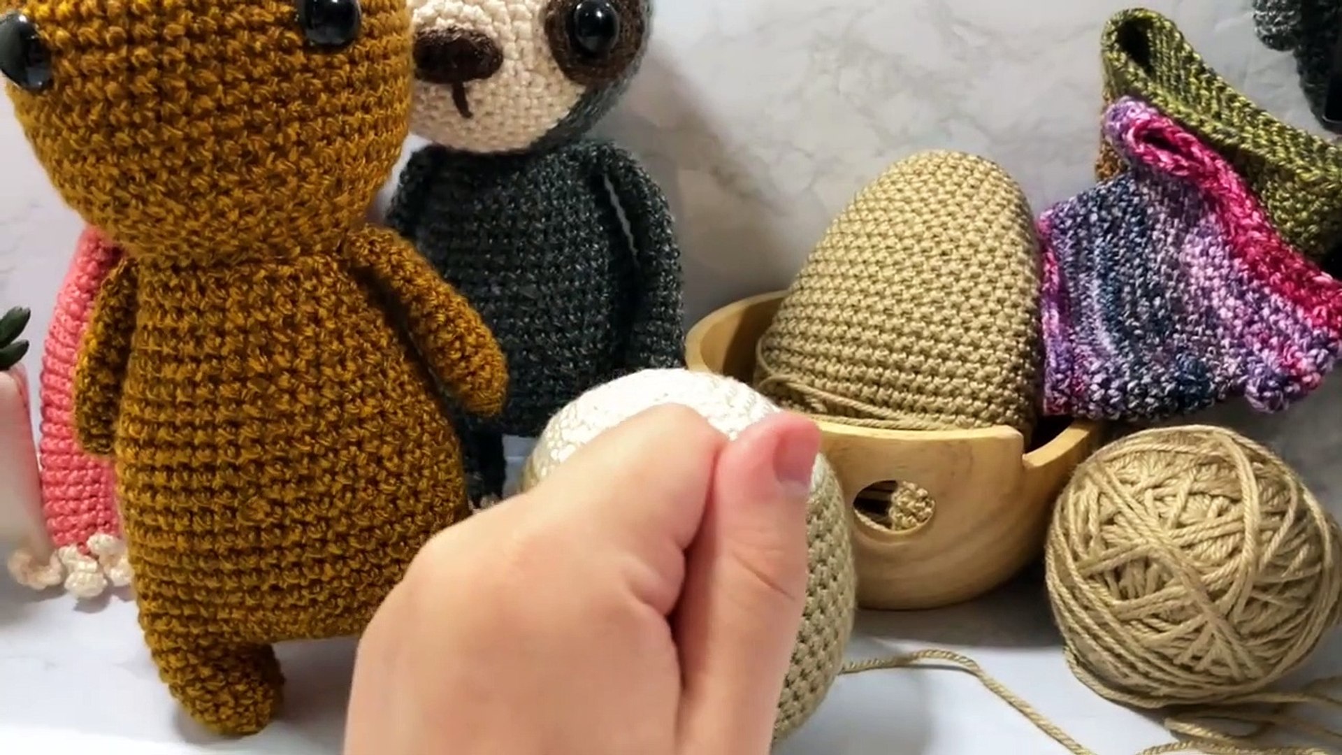 Crochet With Me | Luna Squish Sloth Amigurumi + Coupon Code