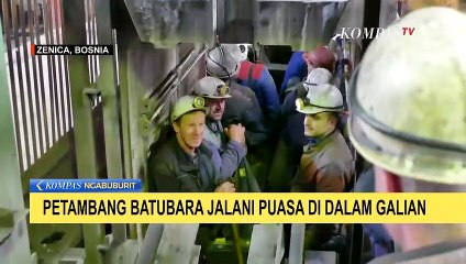 Petambang Batubara di Zenica Bosnia Jalani Puasa dalam Galian Tambang