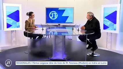 RÉGIONALES / Périco Légasse tête de liste de M. Fesneau (Modem) en Indre-et-Loire