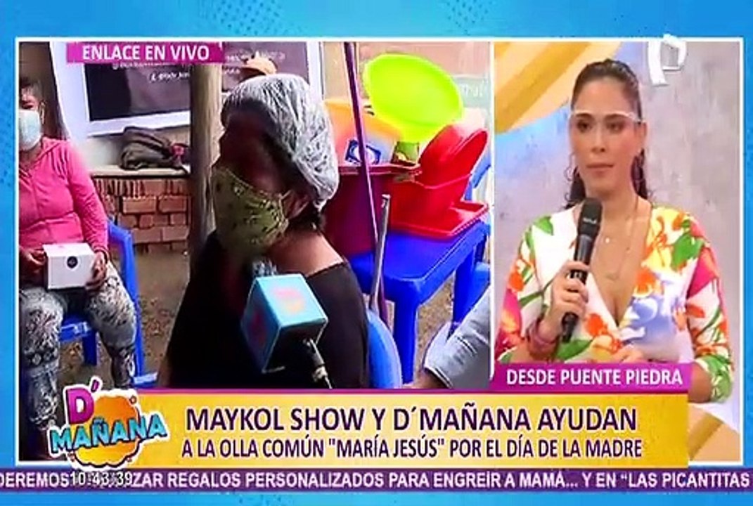 D'Mañana celebró por su día a mamitas de olla común 'María Jesús' en Puente Piedra