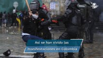 Protestas en Colombia: los videos más impactantes durante los enfrentamientos