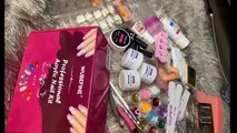 Wubefine Amazon $34.99 Nail Kit Demo-No Drill | Glitter Nails| Diy Acrylic Nails At Home No Drill