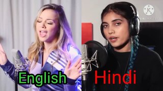 Satisfya female version hindi vs english Aish vs EmmaHeesters Gadi LamborghiniImran Khan cover song