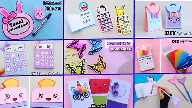 9 Easy Craft Ideas | School Craft Idea/ Diy Craft/ School Hacks/ Origami Craft/Paper Mini Gift Idea