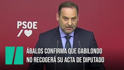 Ábalos confirma que Ángel Gabilondo no recogerá su acta de diputado de la Asamblea de Madrid