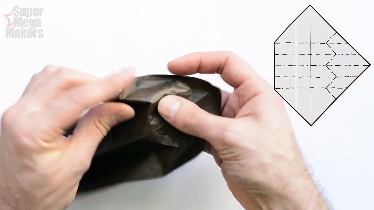 Origami Bear. Origami Animals Tutorial