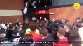 Manchester United fans force Liverpool match to be POSTPONED