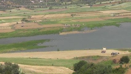Beydağ'da baraj suyu çekilince Roma İmparatorluğu kalıntılarının ortaya çıkması heyecana neden oldu