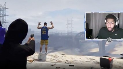 Anthony Davis Very Excited About EXECUTING "Steph Curry" While Playing GTA Online
